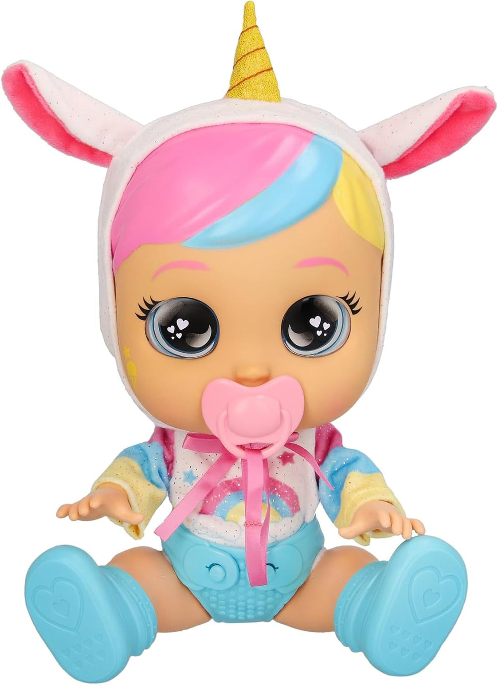 Cry Babies Day Care Dreamy, Babypuppe Puppe Dreamy trägt EIN Day Care-Outfit und enthält 3 Accessoires, Sie weint echte Tränen, Spielzeug, Spielzeug und Geschenk Für Kinder ab 18 Monaten