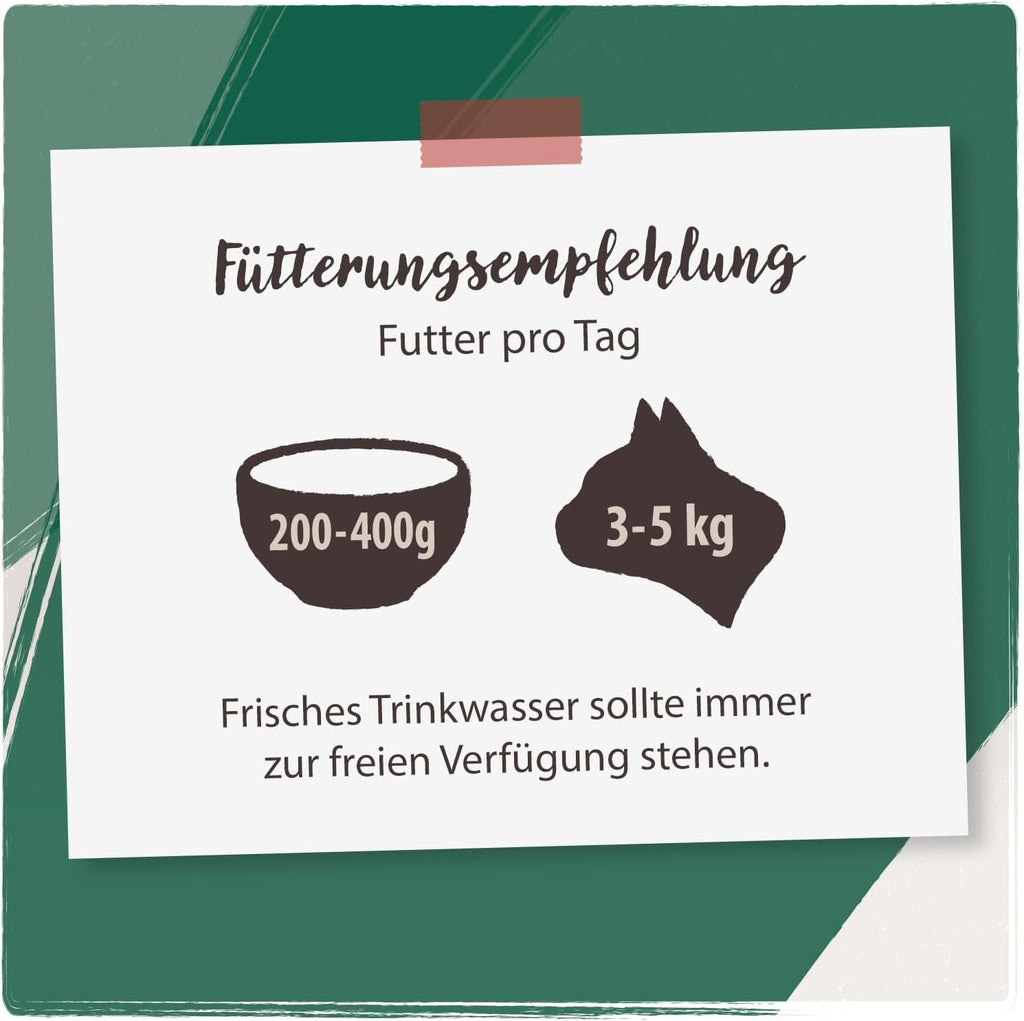 Venandi Animal Premium Hrană umedă pentru pisici, Tasting Pack III, pui, curcan, vită, pui + iepure, vițel, curcan, 6 X 200 G, fără cereale și naturală, 1.2 Kg