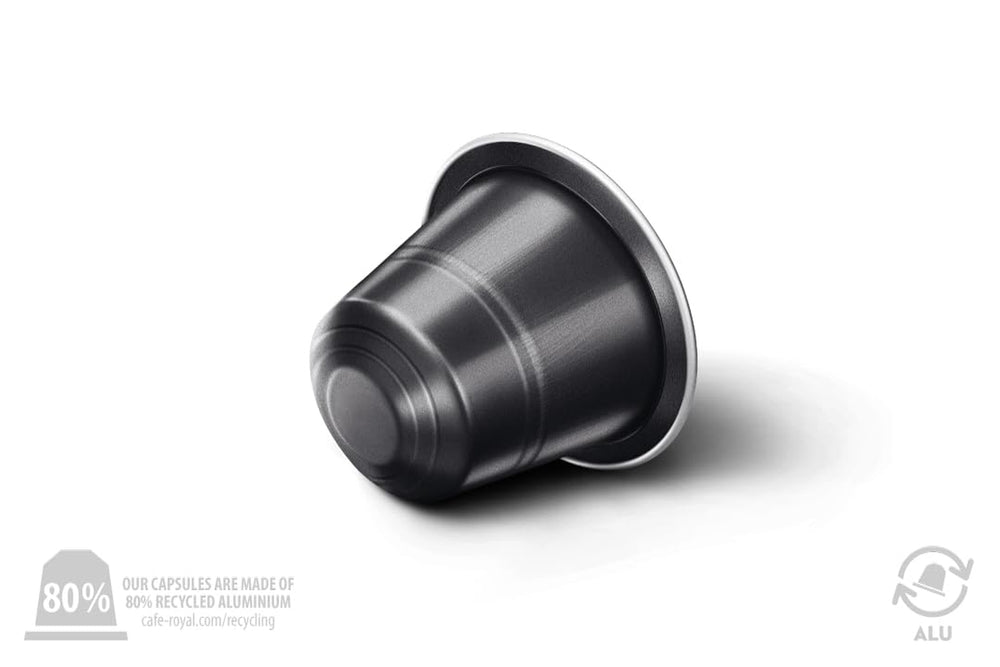 Café Royal Ristretto – Nespresso®-kompatible Kaffeekapseln, 100 % Arabica, intensiv, dunkle Röstung, Intensität 11/12, Rainforest Alliance, 36 Kapseln