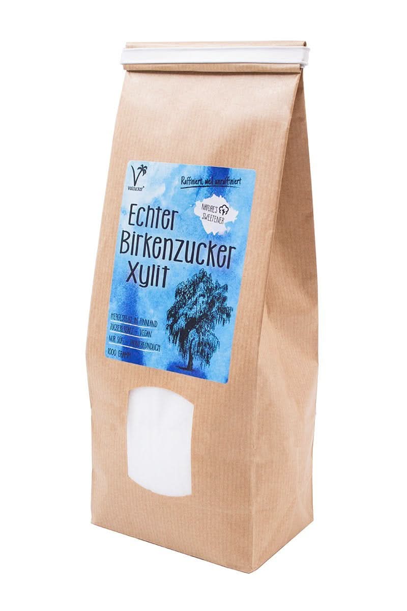 Echter Birkenzucker (Xylitol) aus Finnland, 1 kg Süßstoffe Naty Shop