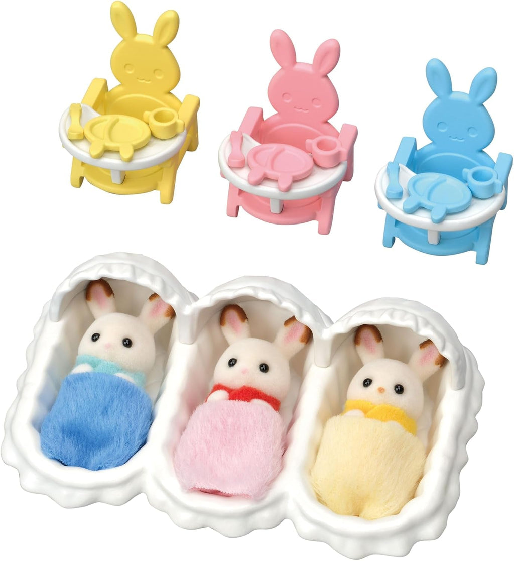 Sylvanian Families L5532 Kit de pornire pentru tripleți - Casa de păpuși Playset Papusi Naty Shop Singur