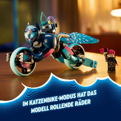 LEGO Dreamzzz Zoeys Katzenmotorrad 2-in-1-Geschenk für Kinder ab 7 Jahren Tiermodell-Bausteinspielzeug Motorrad-Fantasie-Spielset für Jungen und Mädchen 71479 Bausets Beuche den LEGO-Store