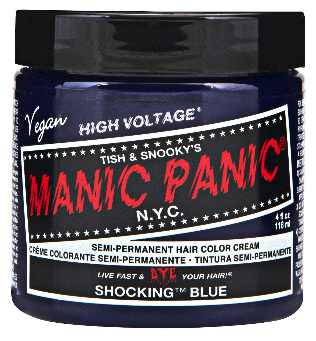 Manic Panic Electric Lizard Classic Cream, vegan, fără cruzime, vopsea de păr verde semipermanentă 118ml