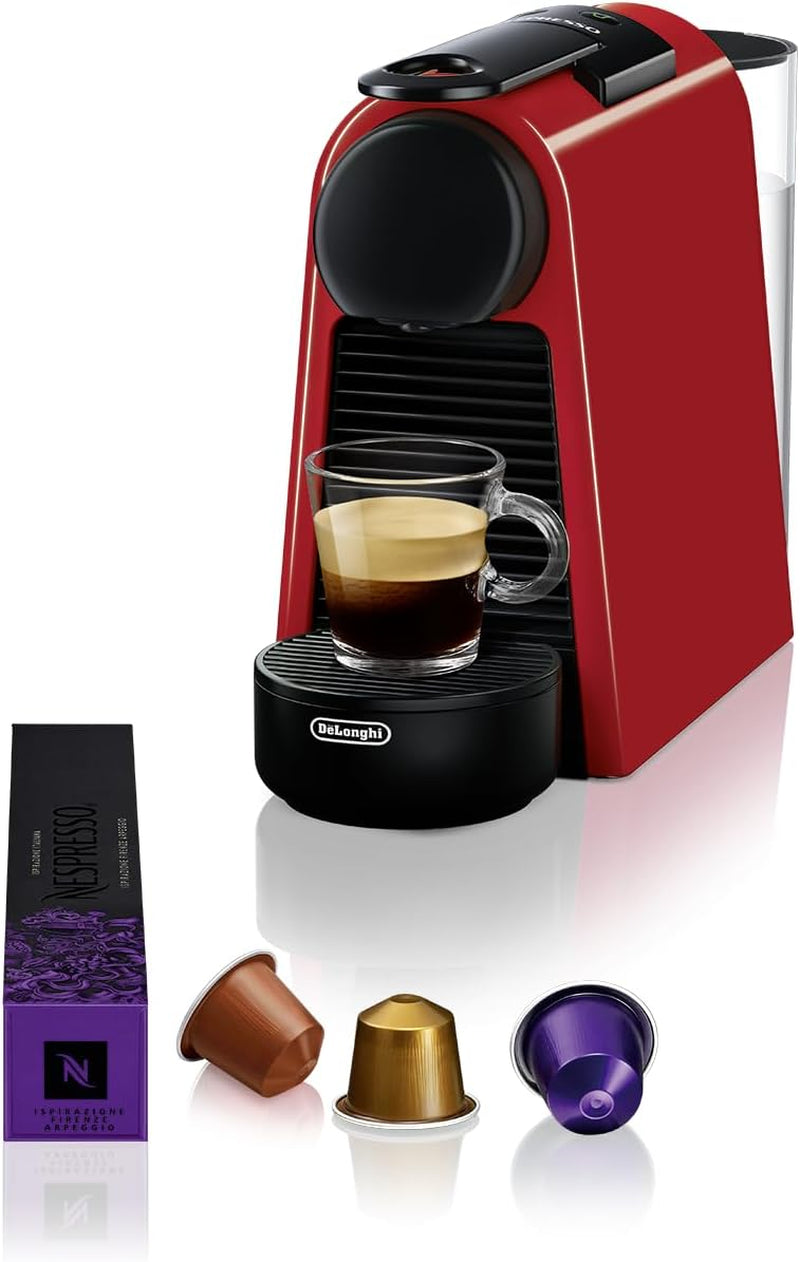 Espressor cu capsule Nespresso De'Longhi Essenza Mini, negru | Presiune pompă 19 bar | Rezervor de apă 0,6 l | Pentru espresso și lungo | Espressor mic – Momente mari de cafea | EN85.B