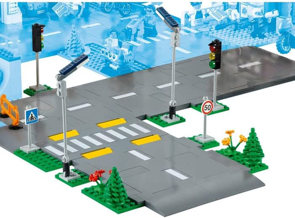 LEGO City Bauset „Straßenkreuzung mit Ampel“ mit im Dunkeln leuchtenden Steinen 60304 Bausets Besuchen Sie den LEGO-Store