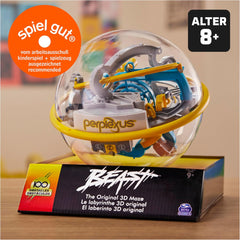 Spin Master Games – Perplexus Beast 3D-Kugellabyrinth mit 100 Hindernissen, Geduldsspiel für Kinder ab 9 Jahren und Erwachsene