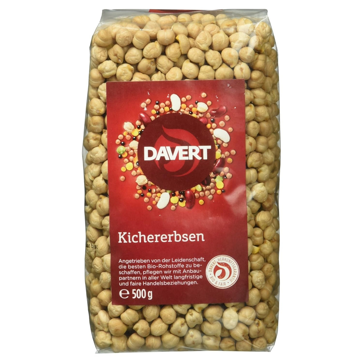 Davert Bio Kichererbsen, 500 g