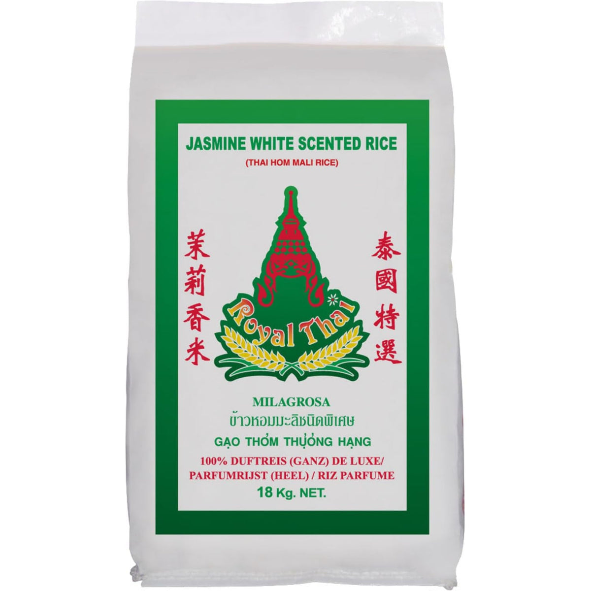 ROYAL THAI RICE - Orez cu bob lung și parfumat cu iasomie - 1 x 18 kg