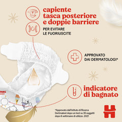 Huggies Extra Care Windeln, Größe 3 (6-10 kg), 2 Packungen mit 40 Windeln