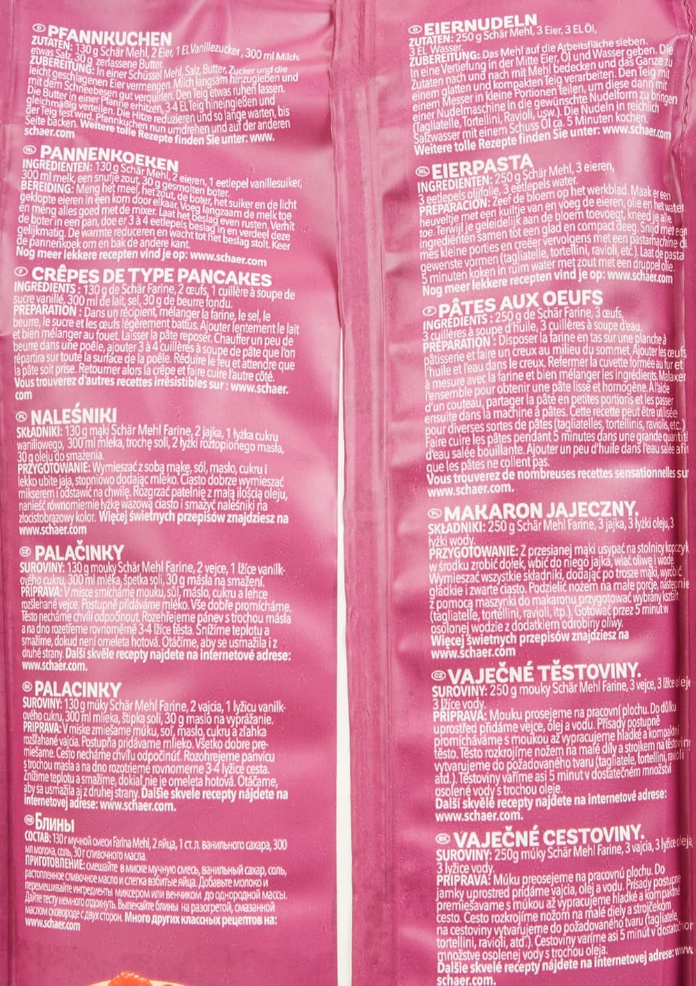 Mehl "Farine" - Basismehlmischung Glutenfrei 1Kg, 10Er Pack Mischung zum Backen und Kochen Naty Shop