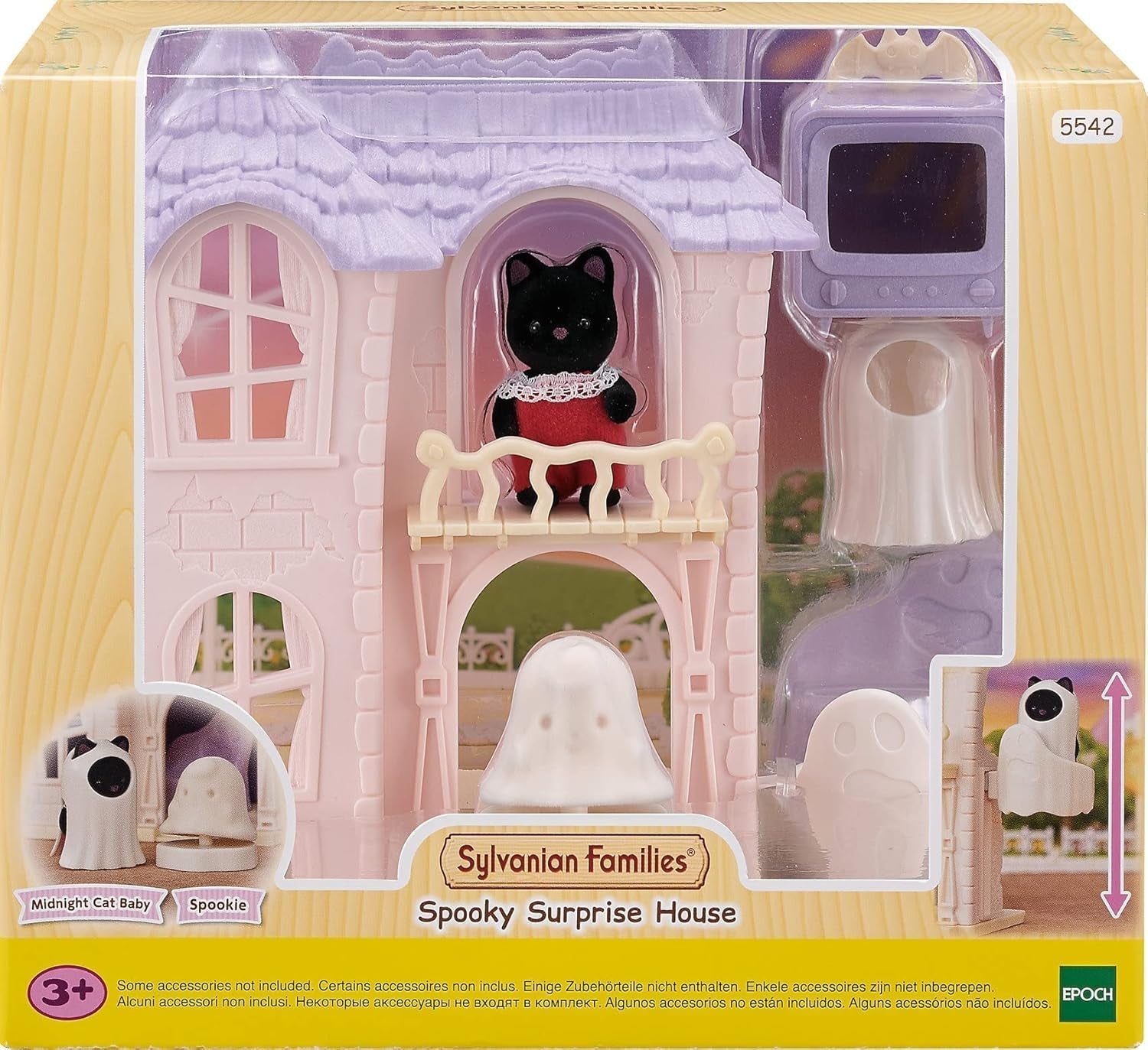Sylvanian Families 5542 Spooky Haunted House – Puppenhaus-Spielset Puppenhäuser Naty Shop