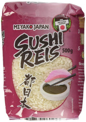 Miyako Japan Reis für Sushi, Rundkorn, 0,5 kg