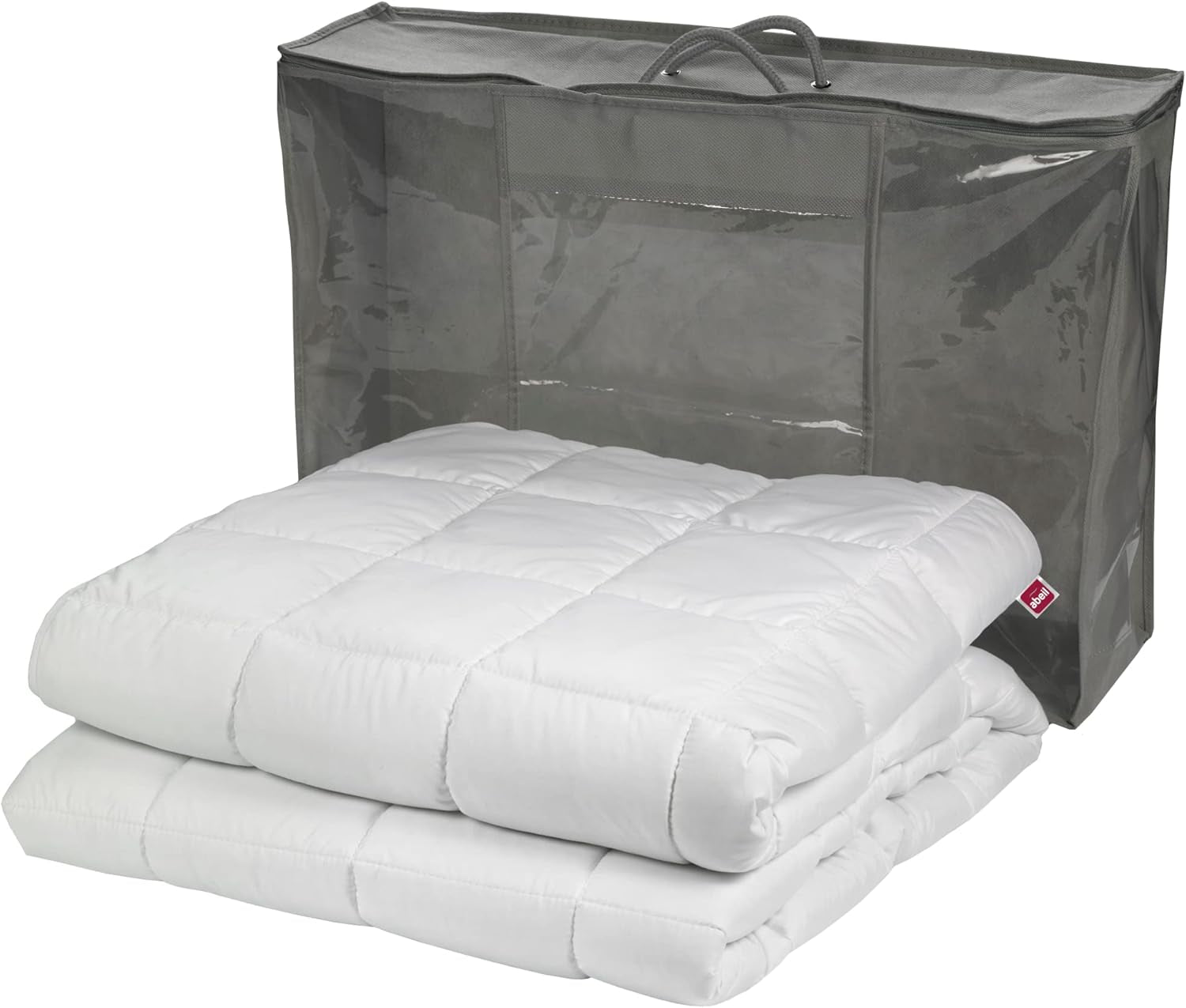 Abeil Gewichtsdecke, 7,5 kg, 220 x 240 cm, beruhigende Wirkung, weiß Bettdecken und Steppdecken Naty Shop Weiß 220 x 240 cm