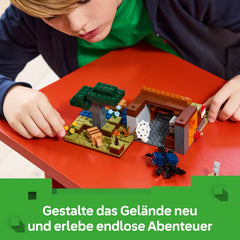 LEGO Minecraft Die Expedition zur Gürteltiermine – Interaktives Gamer Spielzeug mit Höhlenspinne- und Wolfsfiguren – TNT-Funktion – Gaming Geschenk für Jungen und Mädchen ab 8 Jahren – 21269