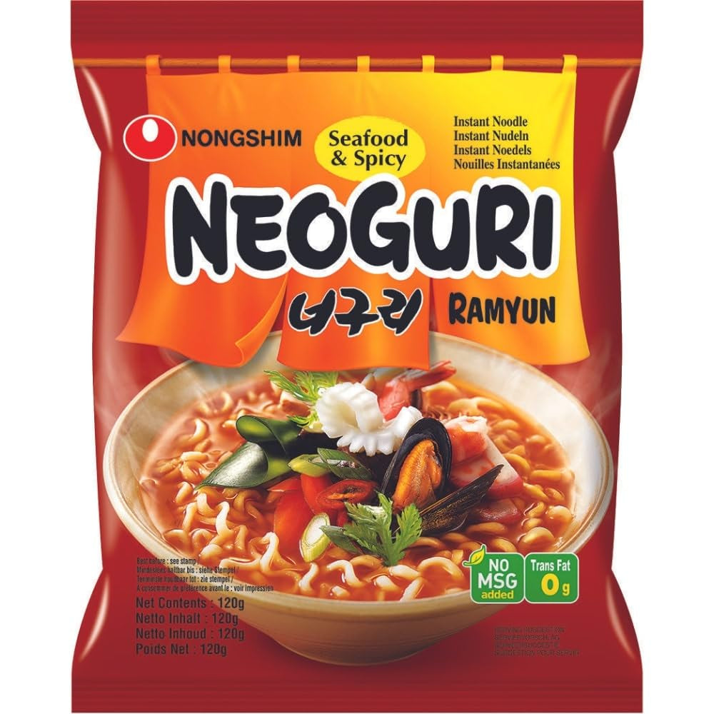 Instant-Nudeln Nong Shim Kimchi Ramyun, große Schüssel – koreanische Ramen-Suppe – schnelle Zubereitung – 1 Packung 112 g