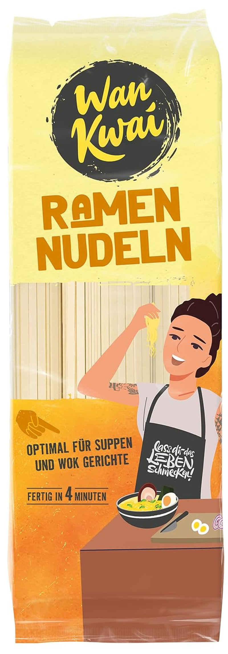 Wan Kwai Ramen Nudeln 300g – Authentischer Geschmack für die asiatische Küche. Vielseitig einsetzbar, schnell zubereitet, hochwertige Zutaten. Ideal für Suppen und Wok-Gerichte.