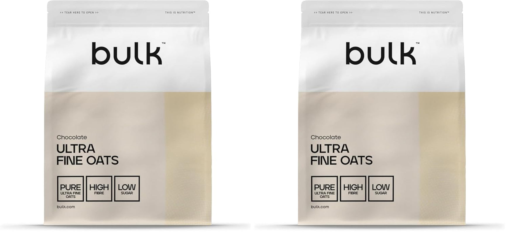 Fein gemahlene Haferflocken, lose, 2,5 kg, 50 Portionen, Verpackung kann variieren