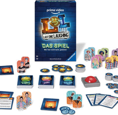 Ravensburger 27524 - Last One Laughing - Das Partyspiel zur Serie, LOL-Spiel für 3-8 Spieler ab 14 Jahren, 350+ Aufgaben für die „Don't Laugh“-Herausforderung, das lustige Kartenspiel zu den LOL-Staffeln 1, 2, 3 und 4