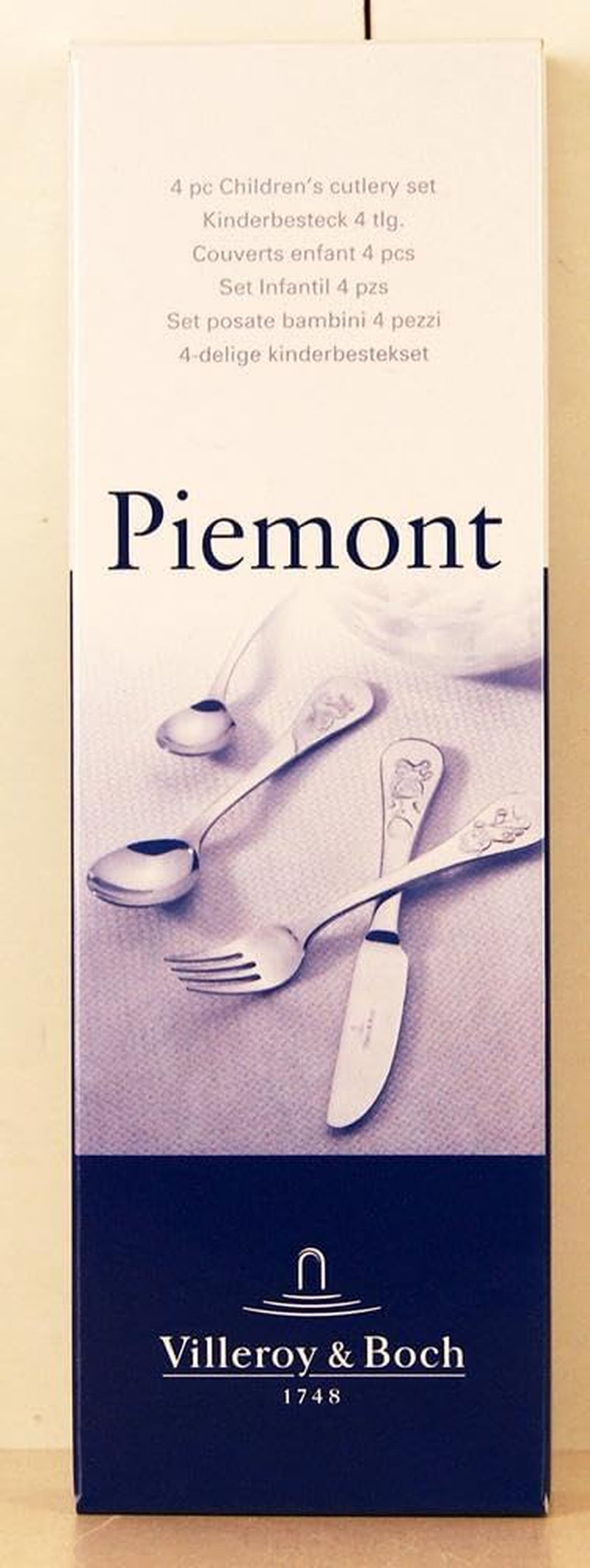 Villeroy und Boch Kinderbesteck Teddy 4-teilig, Edelstahl 18/10 Kitchen Naty Shop