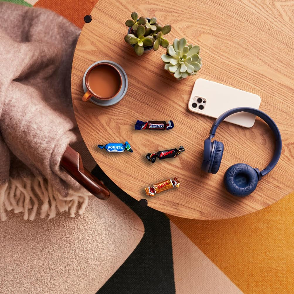 Mischung aus Miniaturen, Mars, Snickers, Bounty & Twix, klassische Riegel im Miniformat, 296 Riegel, 3 kg Schokoladenbonbons Naty Shop