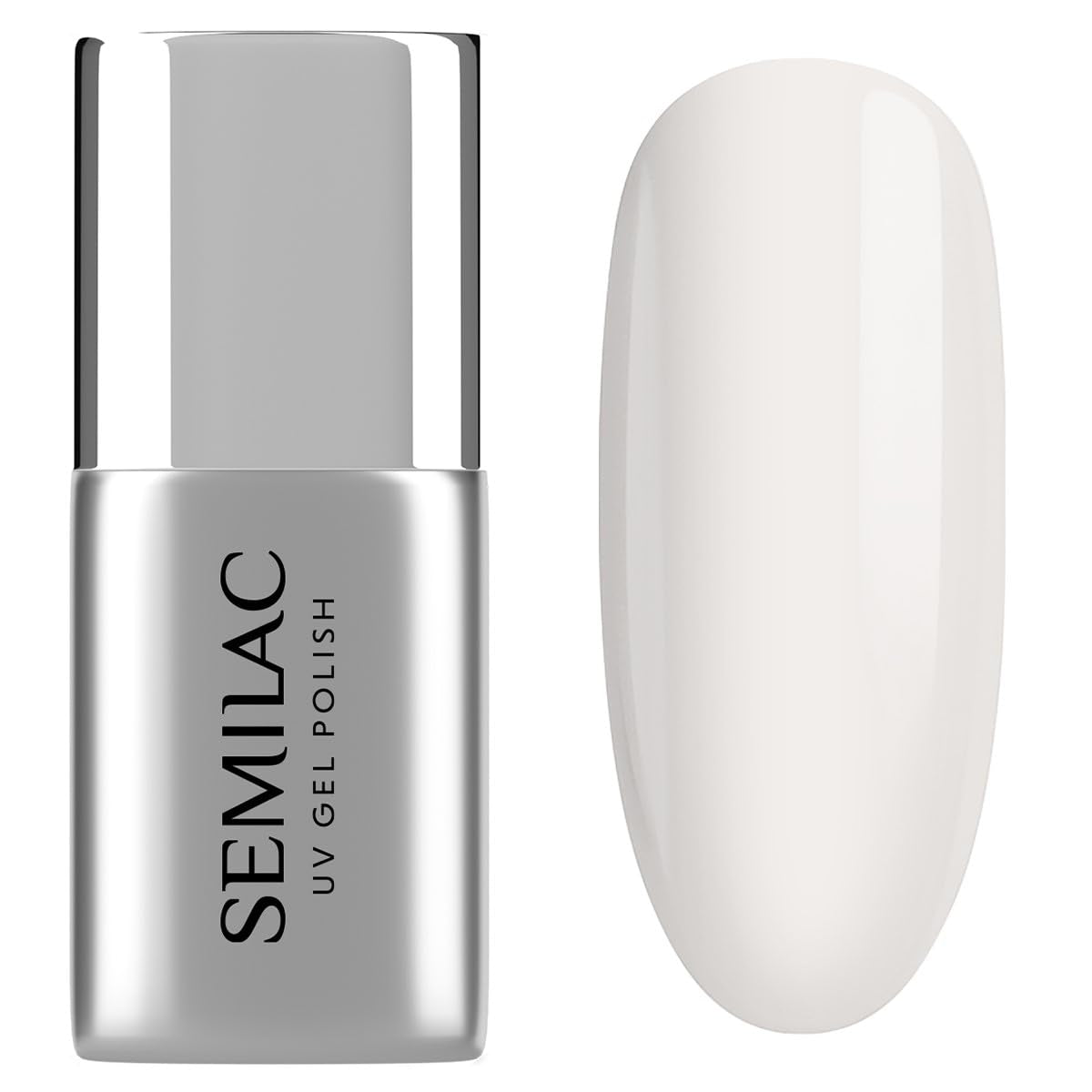 Semilac Top Coat Nagellack 7 ml, innovativ, UV/LED, Hybrid-Nagellack, glänzendes Finish, schützt, transparent