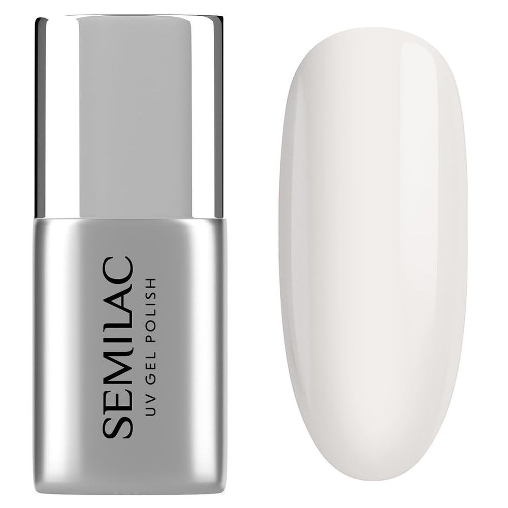 Semilac Top Coat Nagellack 7 ml, innovativ, UV/LED, Hybrid-Nagellack, glänzendes Finish, schützt, transparent