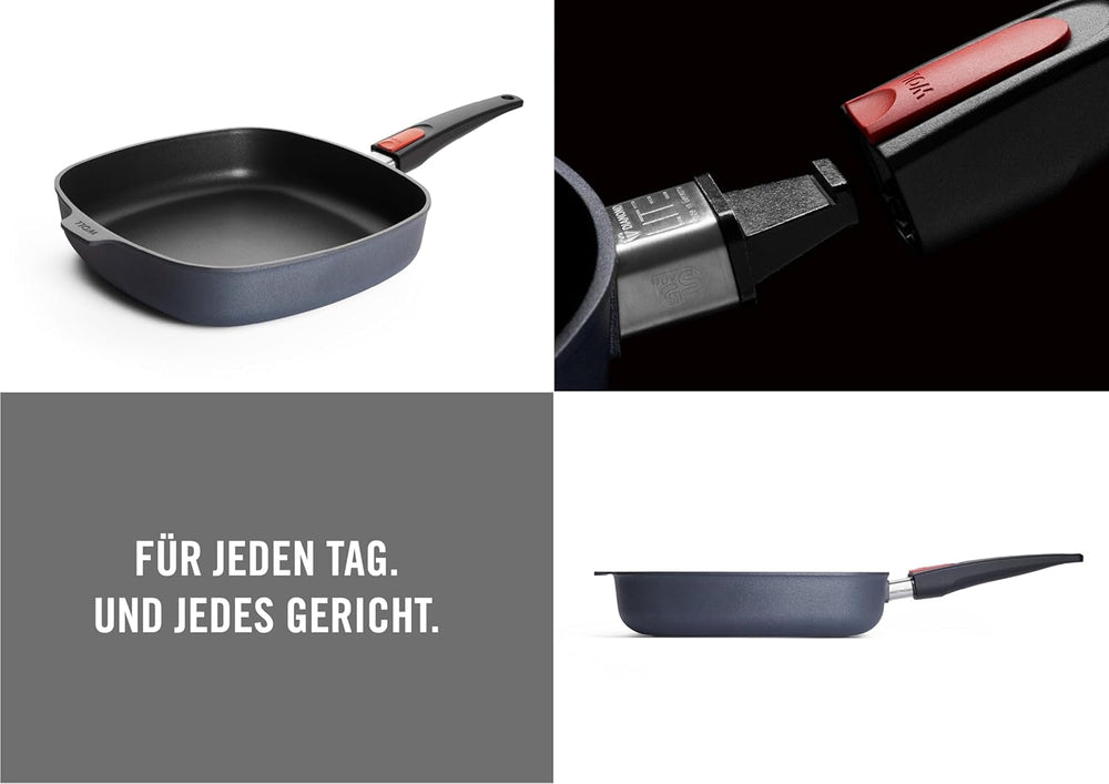 Woll Diamond Lite quadratische Pfanne, 6 cm Höhe – ohne Induktion Töpfe und Pfannen Naty Shop