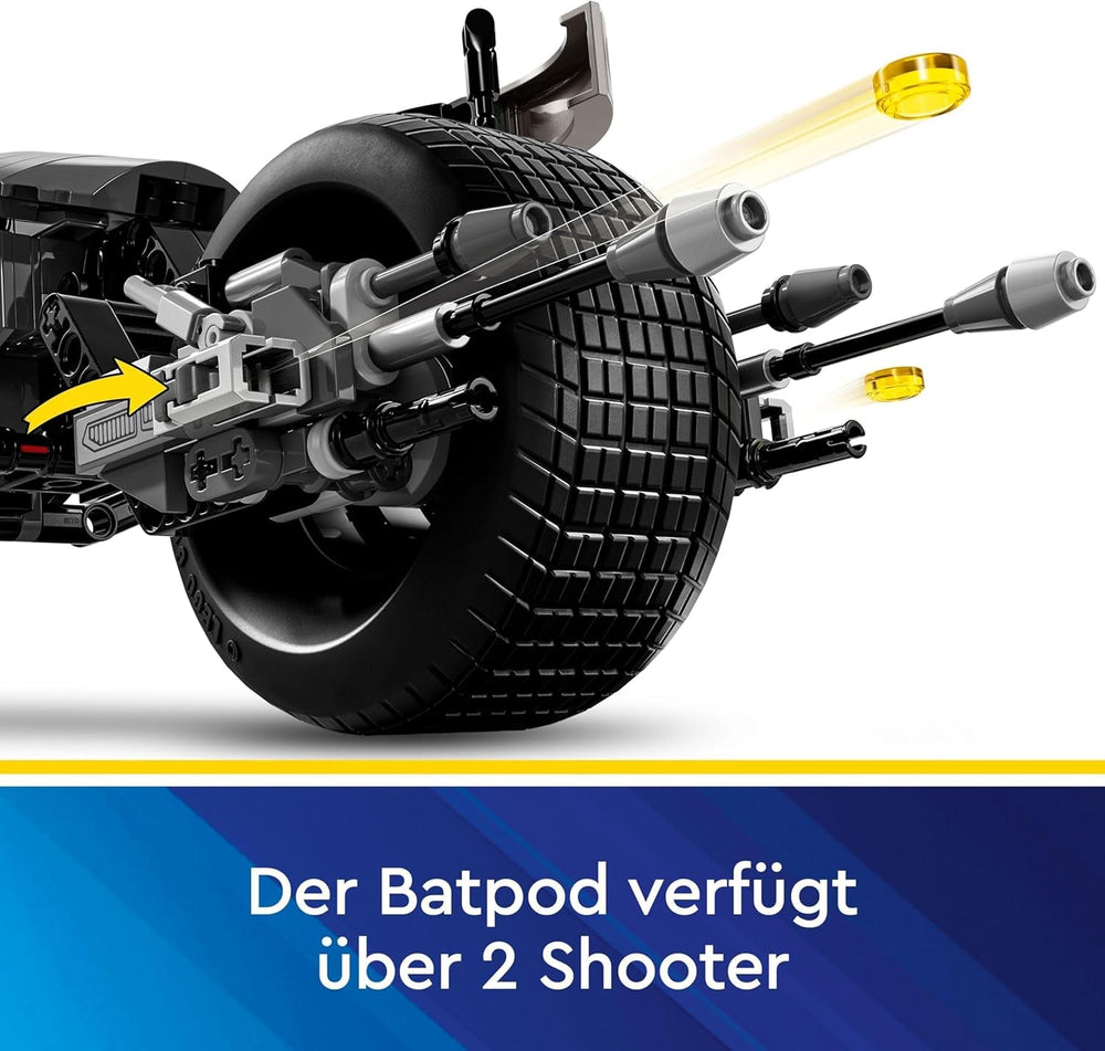 LEGO DC Batman: Batman-Bausteine mit Batpod, Superhelden-Filmspielzeug, Abenteuerspielset für Kinder, Geschenk für Jungen und Mädchen 76273 Bausets Besuchen Sie den LEGO-Store