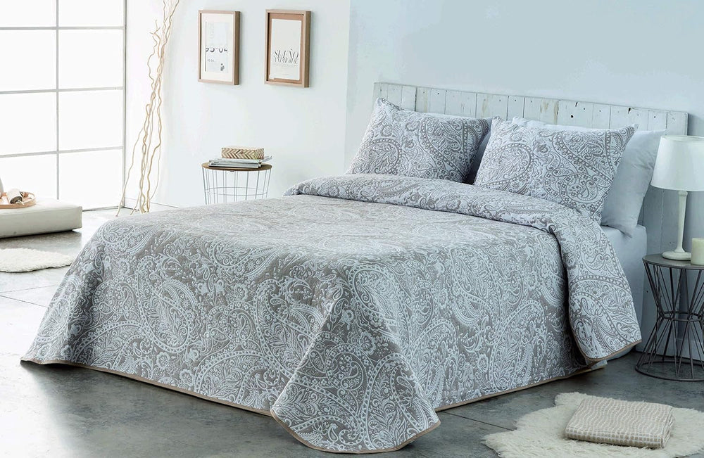 VIALMAN Leichte Decke Sofia 29, Baumwolle Polyester, Braun, Cama 135: 230 x 270 cm Betten und Decken Besuche den VIALMAN-Store Taupe 180 x 190 cm