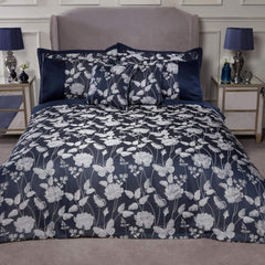 Butterfly Meadow Super-King-Size-Bettdecke, 100 % Polyester, Navy Naty Shop Comforters Navy Super-King-Size-Bett