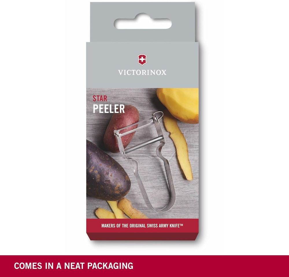 Victorinox STAR Schäler, Kartoffelschäler, zweischneidig, mit Pendelklinge Schäler Naty Shop