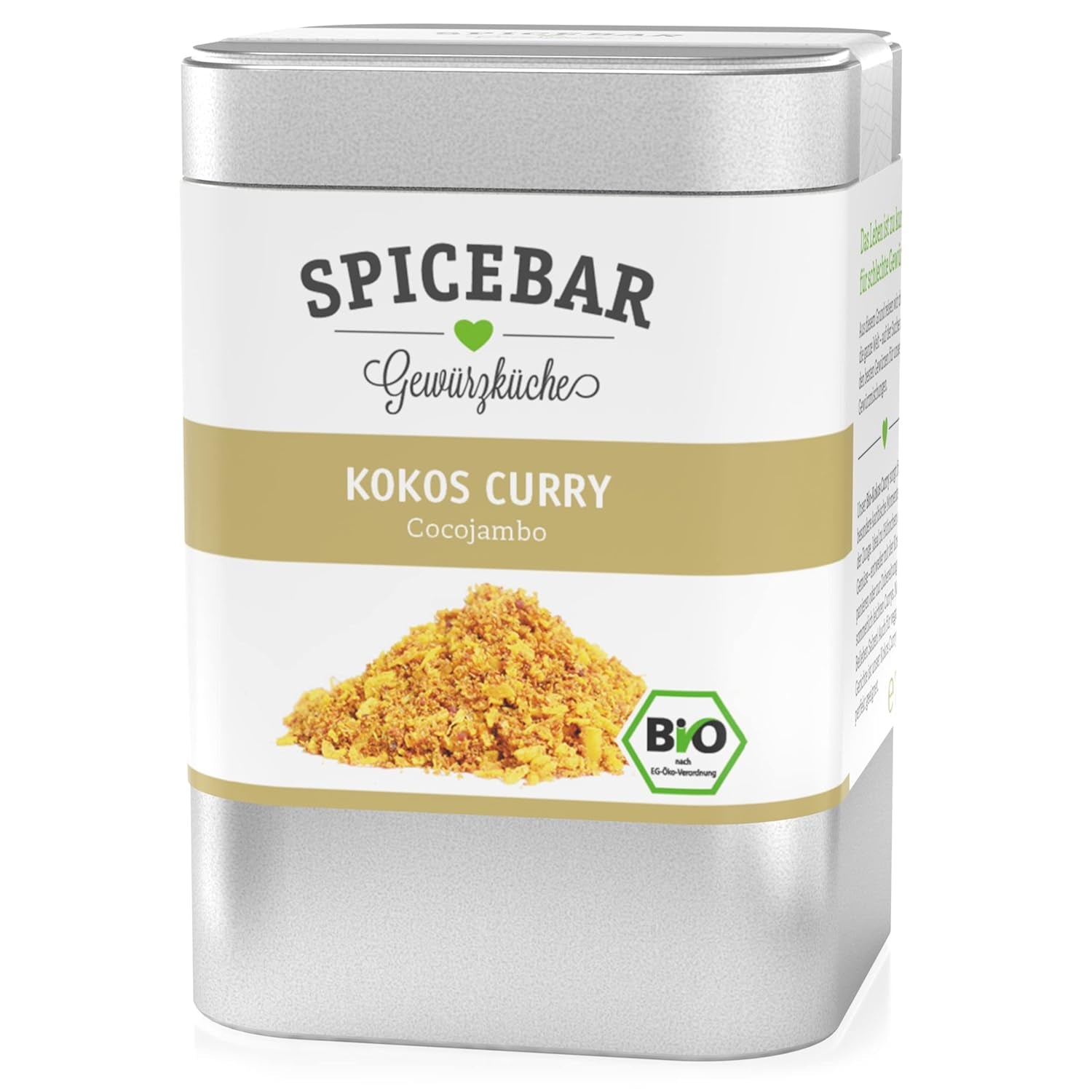 Spicebar Kokos-Curry, für Huhn und Gemüse, Bio (1 x 70g)