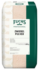 Fuchs Professional - Zwiebelpulver | Schonend verfahrett, zum Würzen von herzhaften Gerichten | Profi-Qualität für Großverbraucher und Gastronomie | 1 kg im recycelbaren Beutel