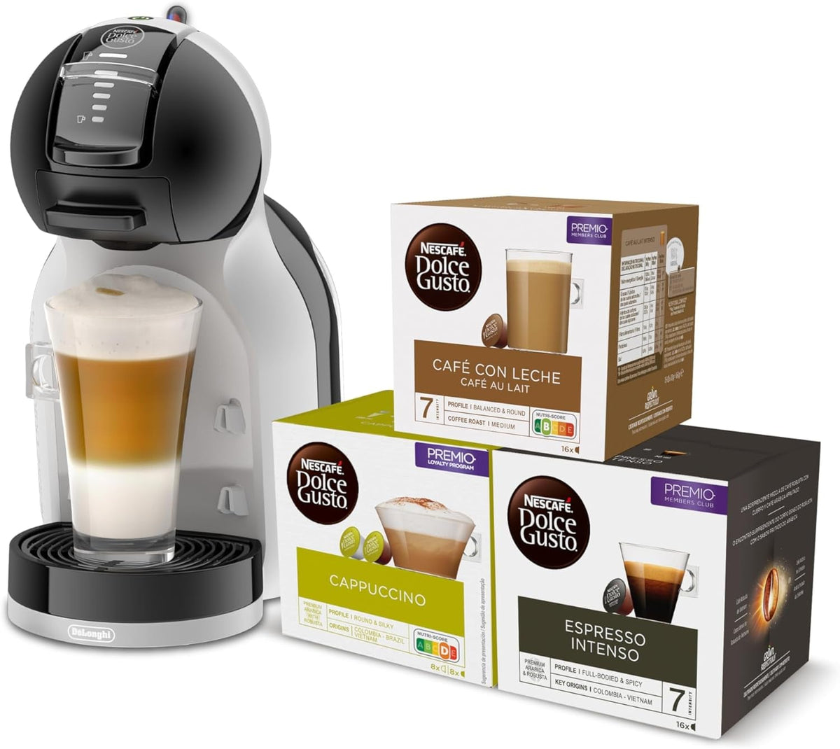 De'Longhi Mini Me EDG155.BG EDG155.BG Espressor pentru capsule Espresso, 0,8 l, Negru, Gri