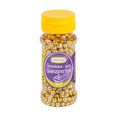 Günthart Backdecor, Gold Glitter Pearls, 65 Gramm Naty Shop 65 Gramm