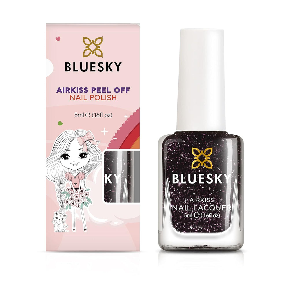 Bluesky Kinder-Nagellack – Stardust Brown, einfach aufzutragen, ungiftig, auf Wasserbasis, flacher Nagellack für Kinder, 5 ml, 1 Packung