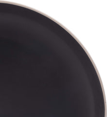 Rockaway Geschirrsets Aus Steinzeug, Rund, Für 4 Personen (12 Stück), Schwarz Dinnerware sets Naty Shop