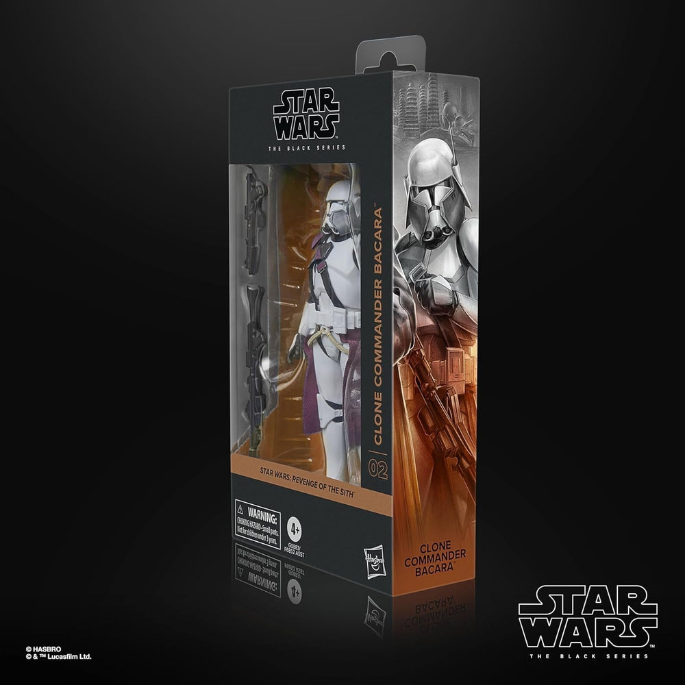 Star Wars Black Series Clone Commander Bacara, Star Wars: Ahsoka Premium-Sammelfigur (15 cm) Actionfiguren Naty Shop
