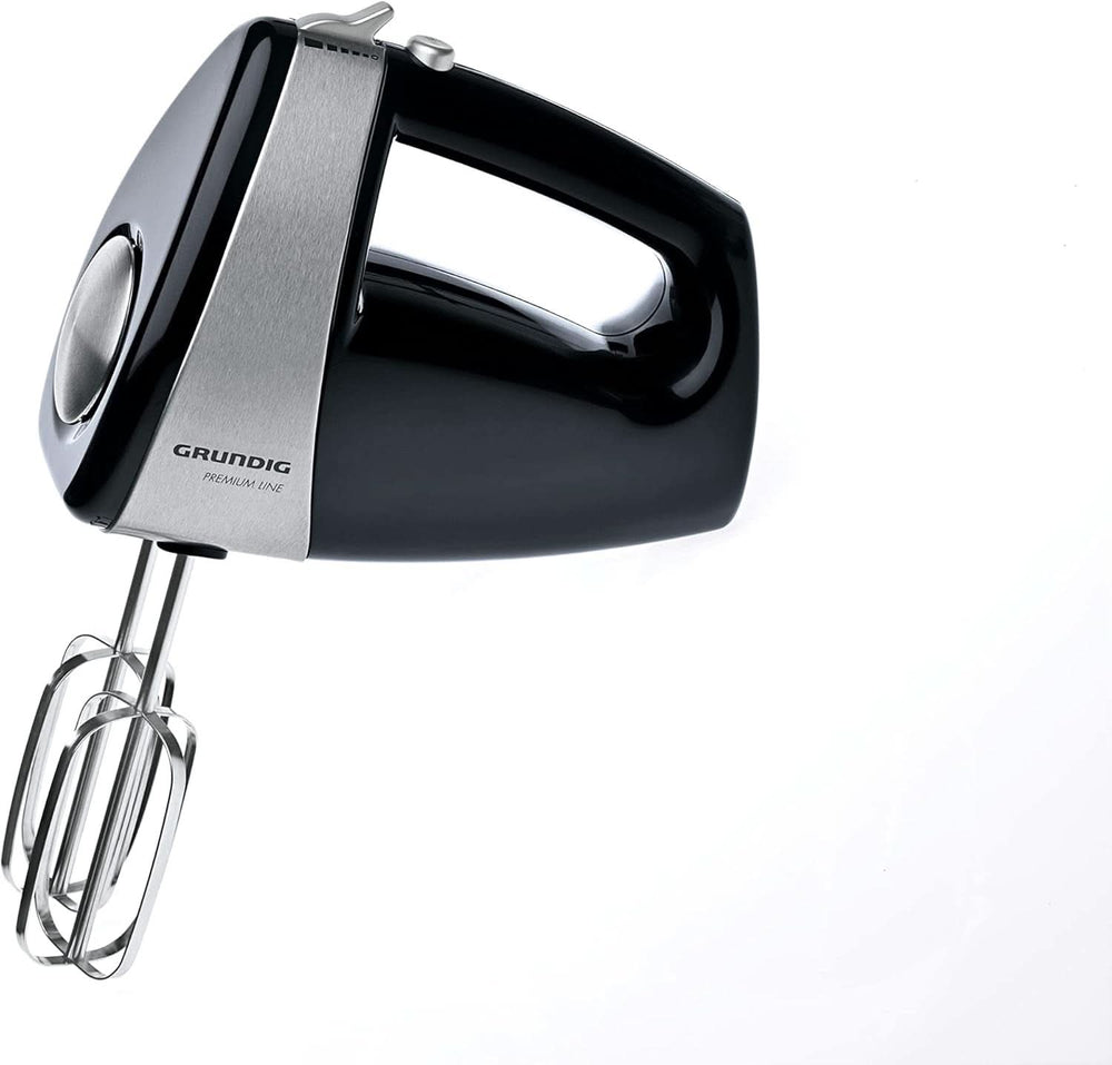 Grundig HM 5040 Premium-Handmixer (300 Watt), Schwarz-Silber Naty Shop