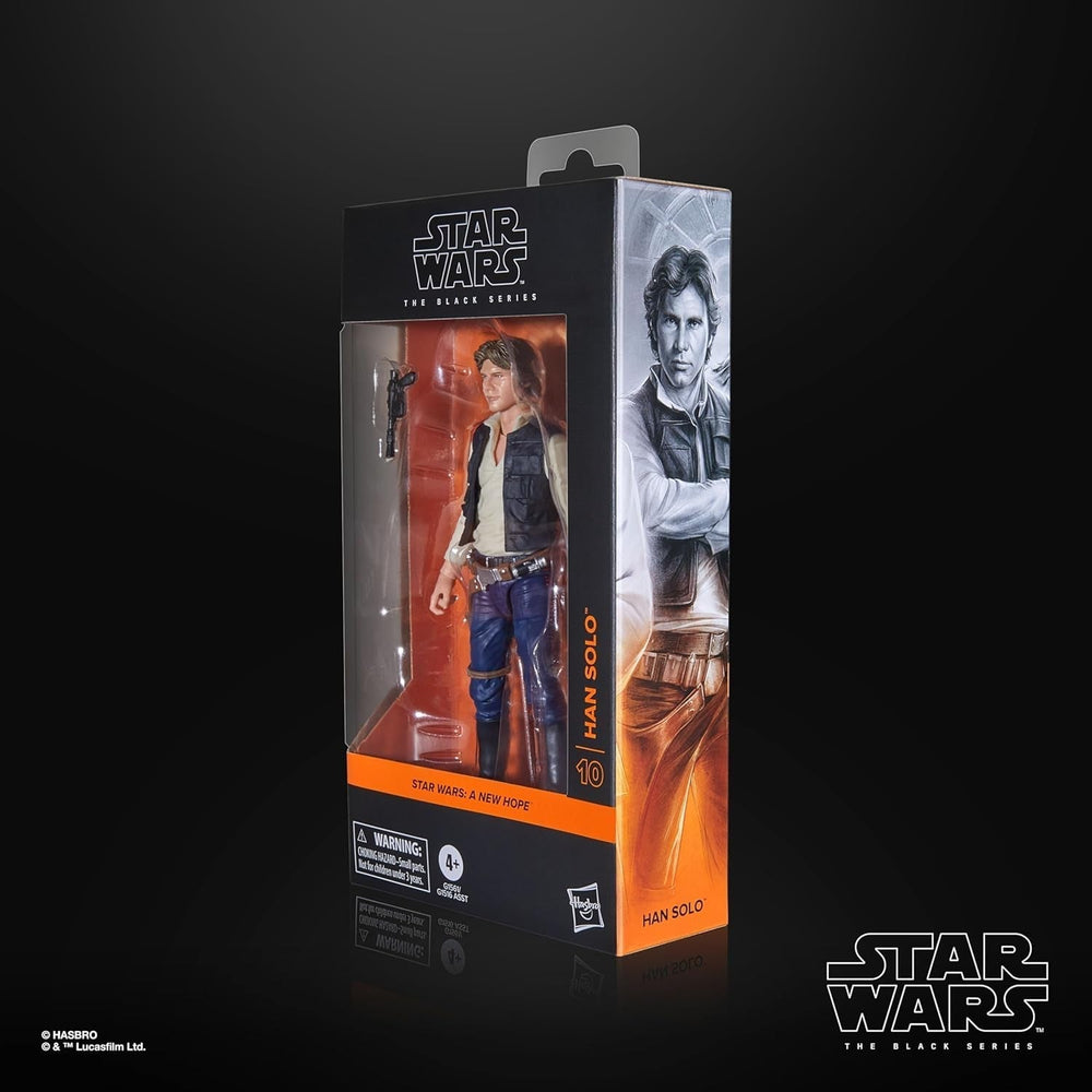 Star Wars The Black Series Han Solo, Star Wars: A Hope Premium-Sammel-Actionfigur (15 cm) Actionfiguren Naty Shop