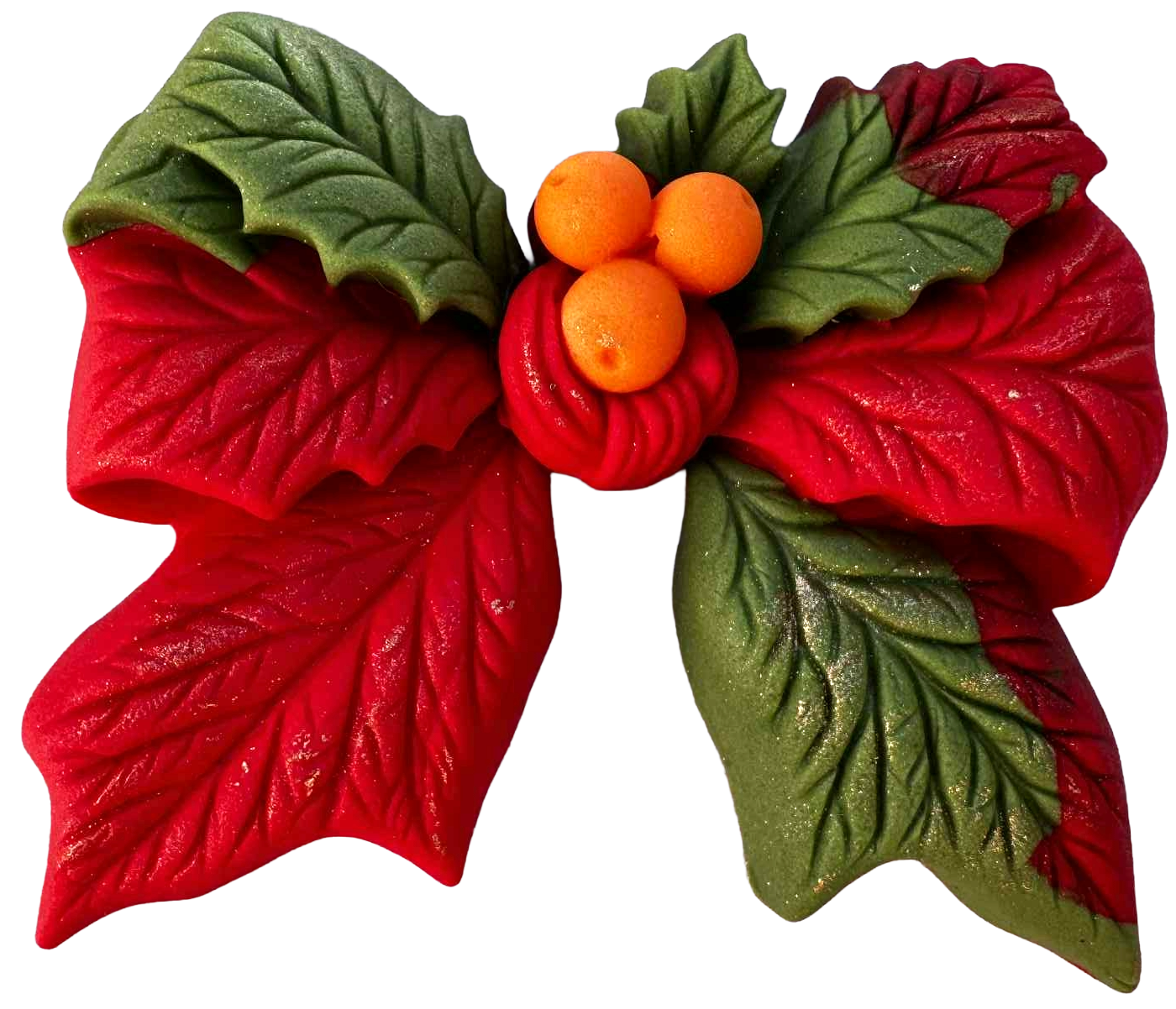 Essbare Weihnachtsblume kaufen – festliche Tortendekoration