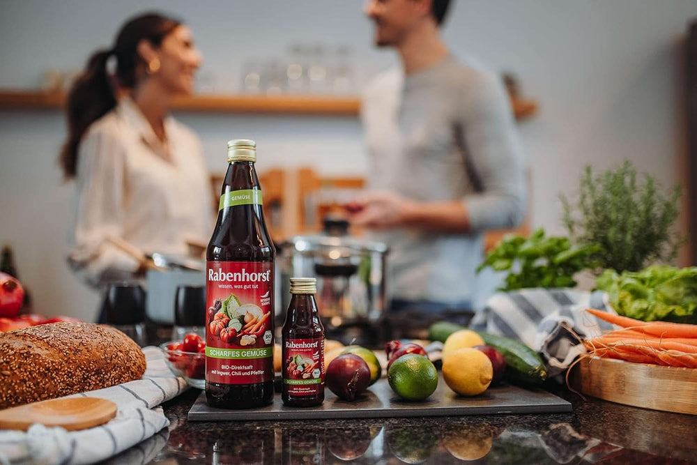 RABENHORST (6 x 700 ml) – Hochwertiger Gemüsesaft aus verschiedenen Gemüsesorten mit intensiv würzigem Geschmack. Alkoholfreie Getränke von Naty Shop