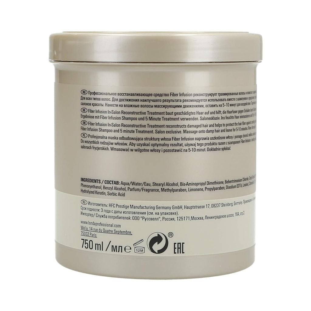 Infuzie de fibre Maska, fără miros, 750 ml Masca de par Naty Shop