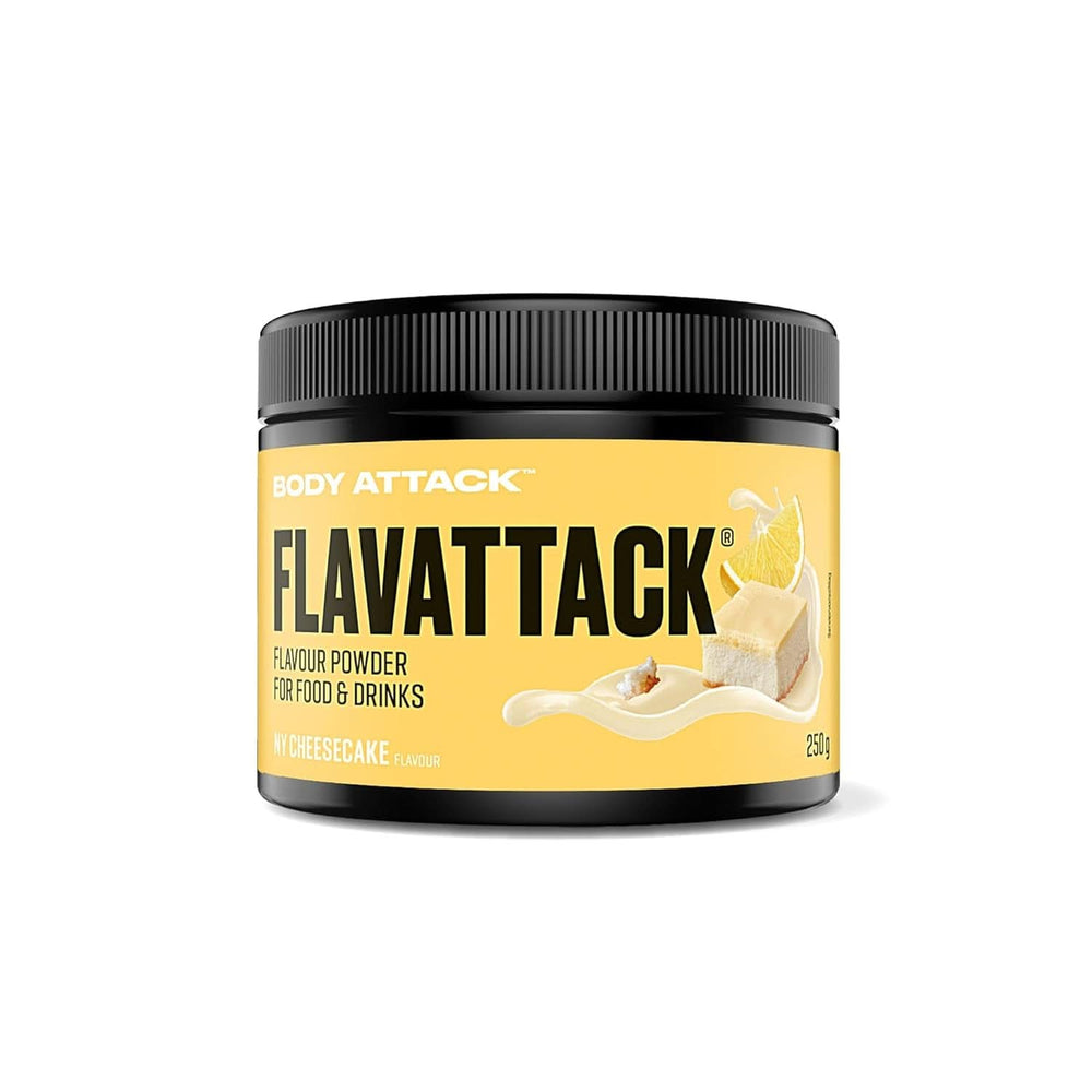 Body Attack Flavattack®, Double Choc Brownie, 250 g / 83 Portionen Aromen Naty Shop 250 Gramm New York Cheesecake