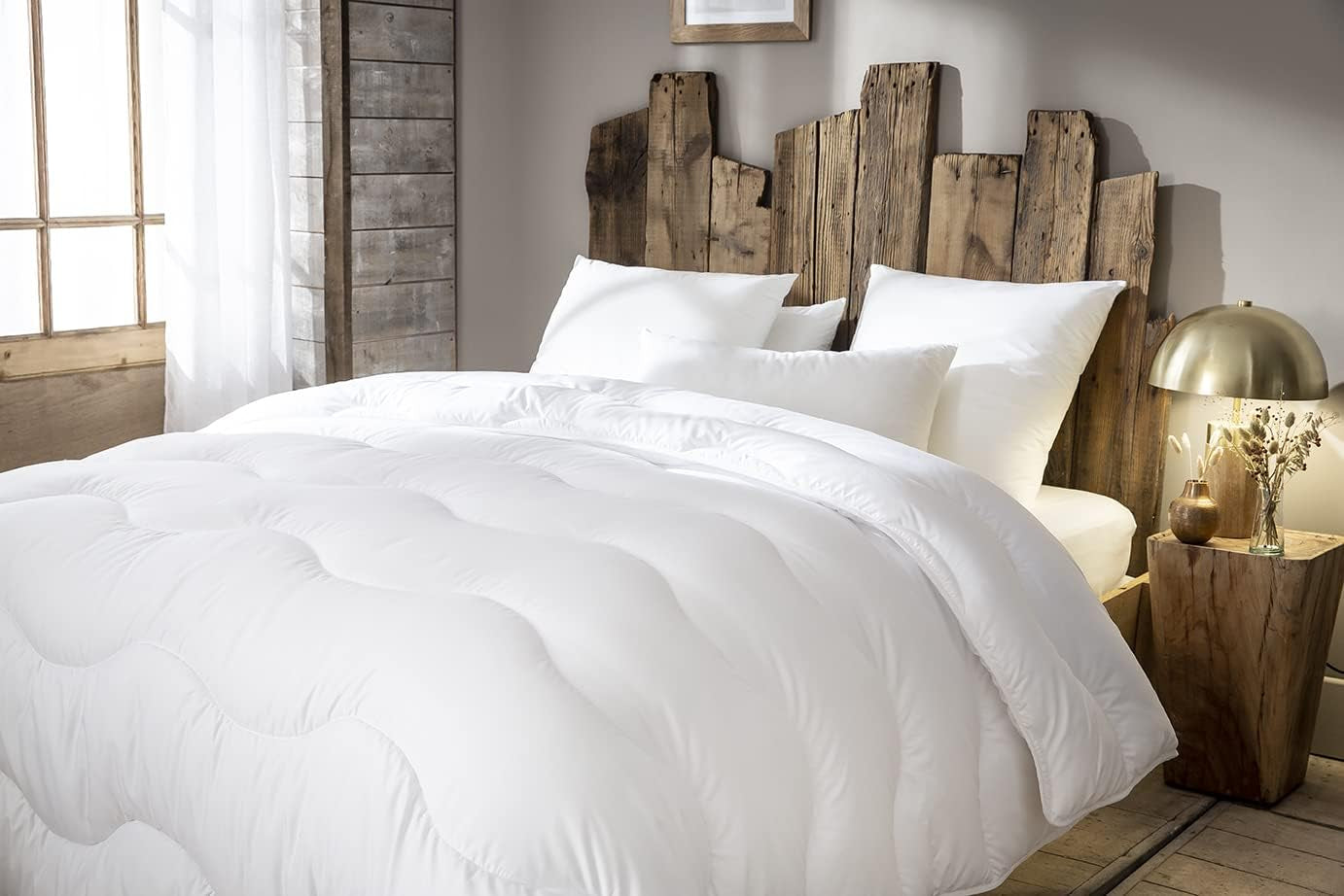 Abeil Thermofill Ultra Warm Steppdecke 220 x 240 cm weiß Bettdecken und Steppdecken Naty Shop