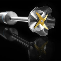 Cecotec Handmixer Powergear 1500 – Klingen aus Titanbeschichtung, 21 Geschwindigkeitsstufen, 1500 W, inklusive Glas mit Deckel. (Schwarz Und Edelstahl, XL) Kitchen Naty Shop