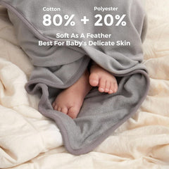 Momcozy Badetuch-Set, 8-teilig für Babys, 2 x Kapuzenhandtücher, 76 x 76 cm und 6 x Babyhandtücher 24 x 24 cm. Mutter und Kind Naty Shop