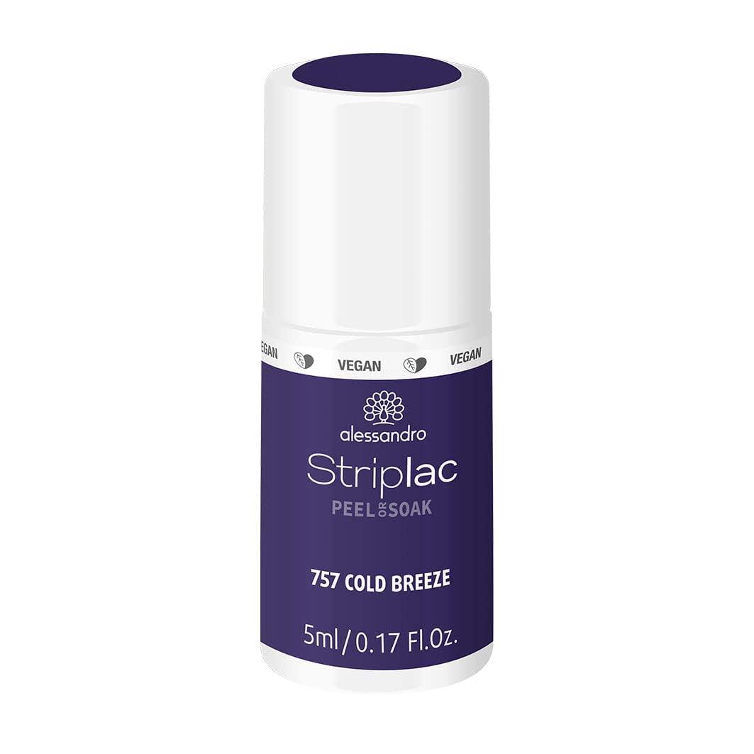 alessandro Striplac UV-Nagellack Flat White – Schonend und langanhaltend – Einfache Entfernung dank Peel-Off-Technologie – Vegan und tierversuchfrei – 8 ml