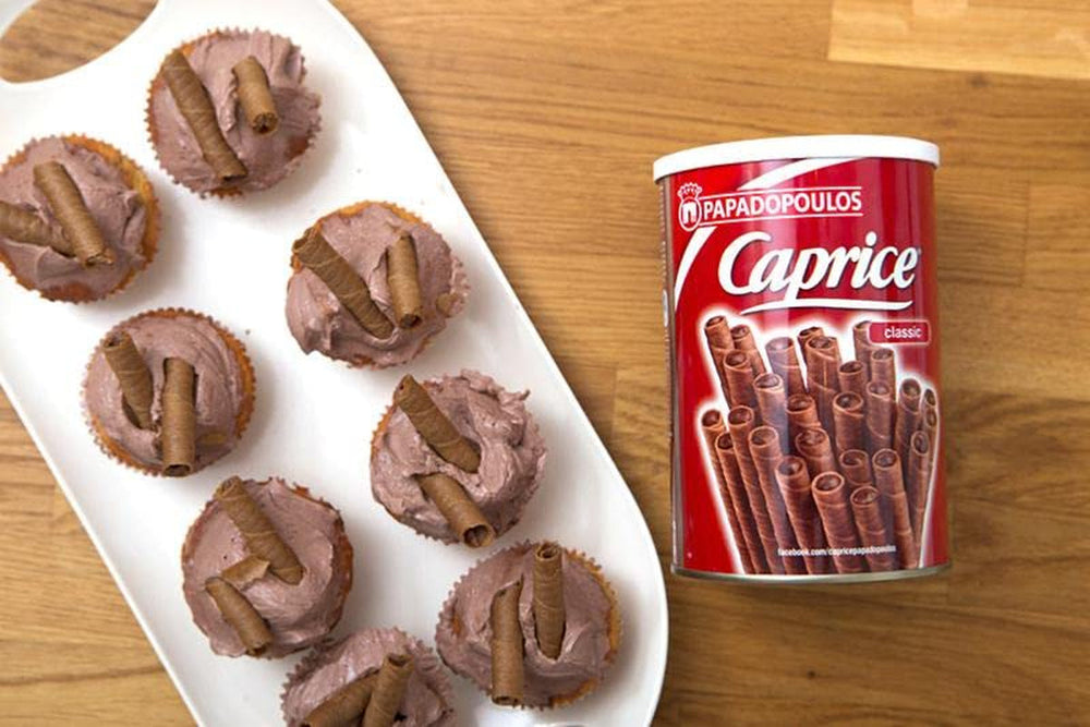 Napolitană PAPADOPOULOU CAPRICE cu cremă de cacao și alune de pădure 400G