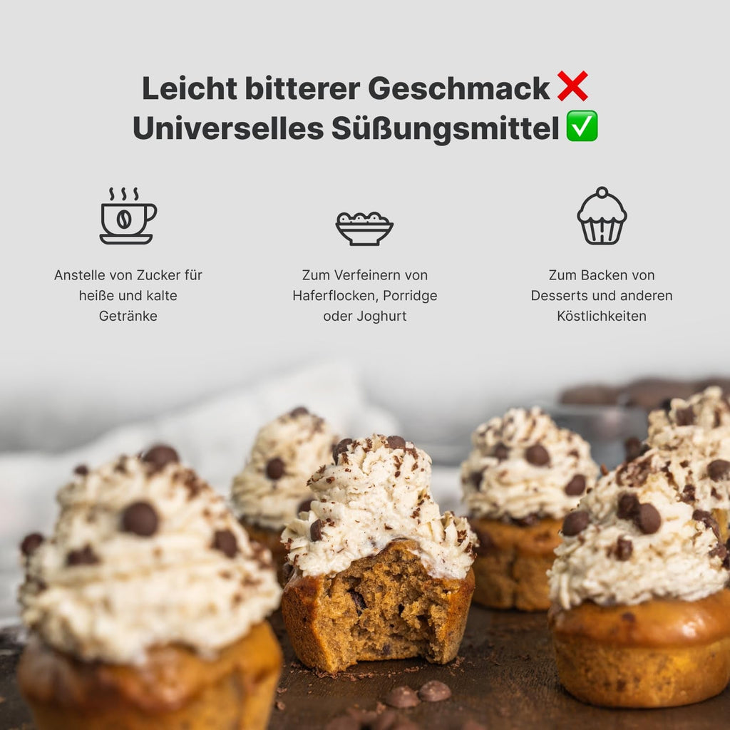 Vilgain Stevia Drops – Natürlicher Kalorienfreier Süßstoff, 5 Geschmacksrichtungen, Ideal Für Getränke, Backen & Diabetiker, Ohne Zucker, Hitzebeständig, Vegan & Ergiebig (50Ml, Vanille) Indulcitori Naty Shop